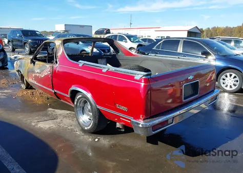 1985 Chevrolet El Camino from USA, damaged, VIN 3GCCW80Z3FS916066